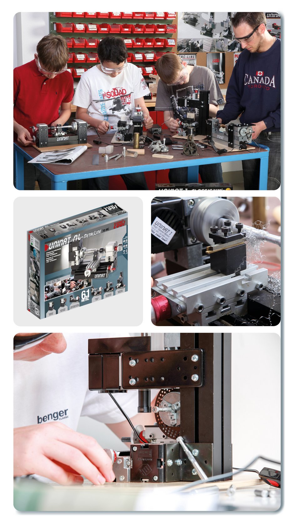 UNIMAT MetalLine 6-i-1 – præcision til hjemmet, skolen og hobbyværkstedet